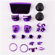 Mirror Chrome Complete Button Keys for PS5 Controller Accessories 16pc Set - Purple 02