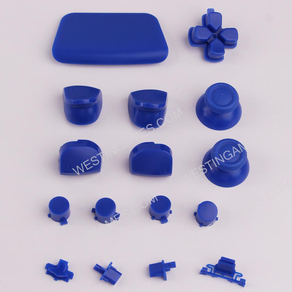 Complete Button Keys for PS5 Controller Accessories 16pc Set - Blue