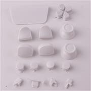 Complete Button Keys for PS5 Controller Accessories 16pc Set - White