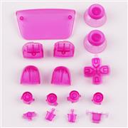 Complete Button Keys V1.0 for PS5 Controller Accessories 16pc Set - Clear Light Purple