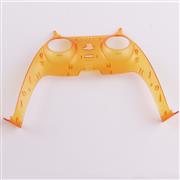 Decorative Strip Handle PC Shell Cover For PS5 Gamepad Controller - Clear Yellow