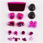 Mirror Chrome Complete Button Keys V1.0 for PS5 Controller Accessories 16pc Set - Pink