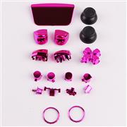 Mirror Chrome Complete Button Keys V1.0 for PS5 Controller Accessories 16pc Set - Pink 02
