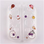 Soft Clear TPU+PC Grip Case and Ergonomic Shock-Absorption Cover for Switch 02