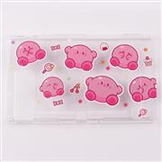 Soft Clear TPU+PC Grip Case and Ergonomic Shock-Absorption Cover for Switch Pink Kirby 03