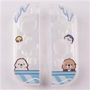 Soft Clear TPU+PC Grip Case and Ergonomic Shock-Absorption Cover for Switch Polar Bears 02