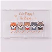 Soft Clear TPU+PC Grip Case and Ergonomic Shock-Absorption Cover for Switch Yellow Shiba Inu 03