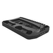 Multifunctional Cooling Stand with Cooler Discs Slot and Controller Charging Dock for PS5 02