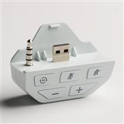 Earphone Stereo Headset Audio Adapter Converters Sound Enhancer For Xbox One 3.5mm and Xbox One X/S Controller White 03