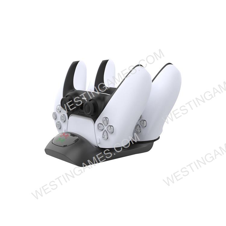 Dual Charging Dock Stand with LED Indicator for PS5 Dual sense Controller