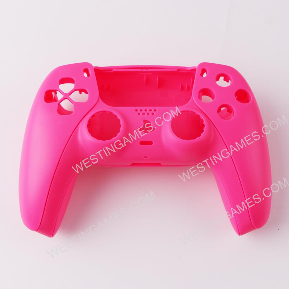 Replacement Top and Bottom Housing Shell Case for Playstation 5 PS5 Controller - Pink