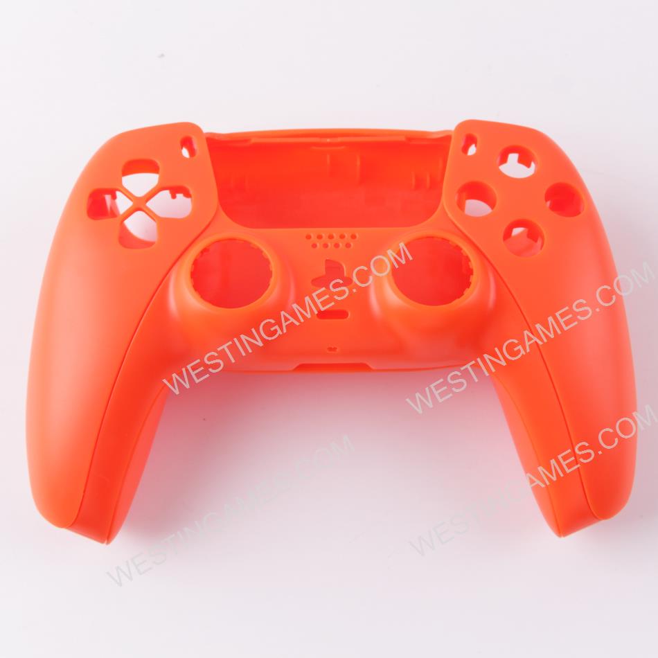 Replacement Top and Bottom Housing Shell Case for Playstation 5 PS5 Controller - Orange