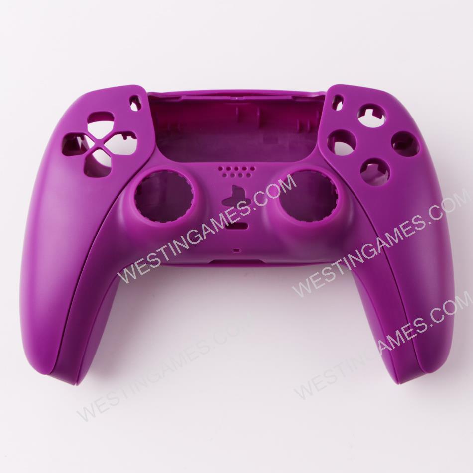 Replacement Top and Bottom Housing Shell Case for Playstation 5 PS5 Controller - Purple