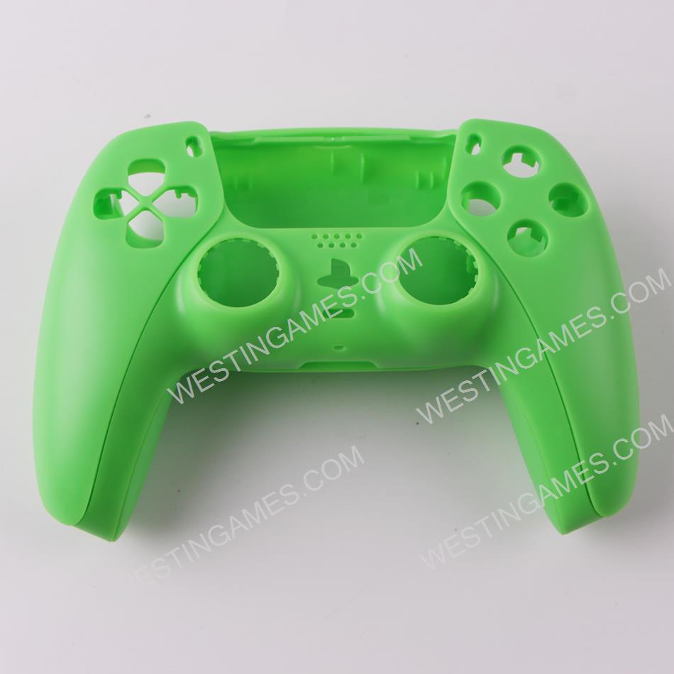 Replacement Top and Bottom Housing Shell Case for Playstation 5 PS5 Controller - Green