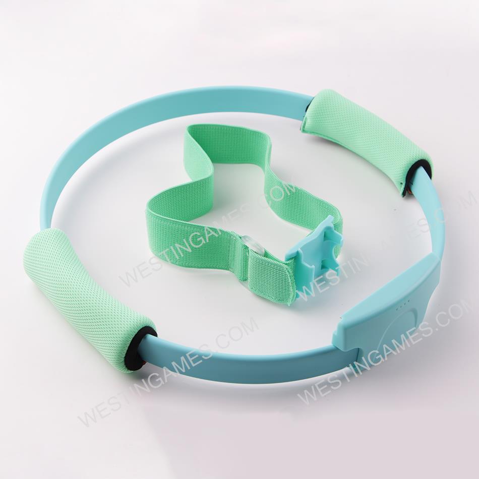 Ring Fit Sport Strap Ring Con and Leg Strap for Switch Green and Blue