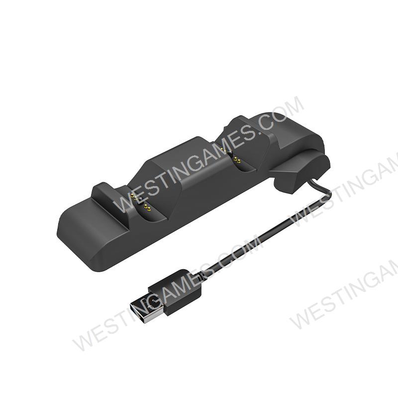 HBP-300 Embedded Handle Dual Charging Power Cradle Charger for PS5 Game Controller