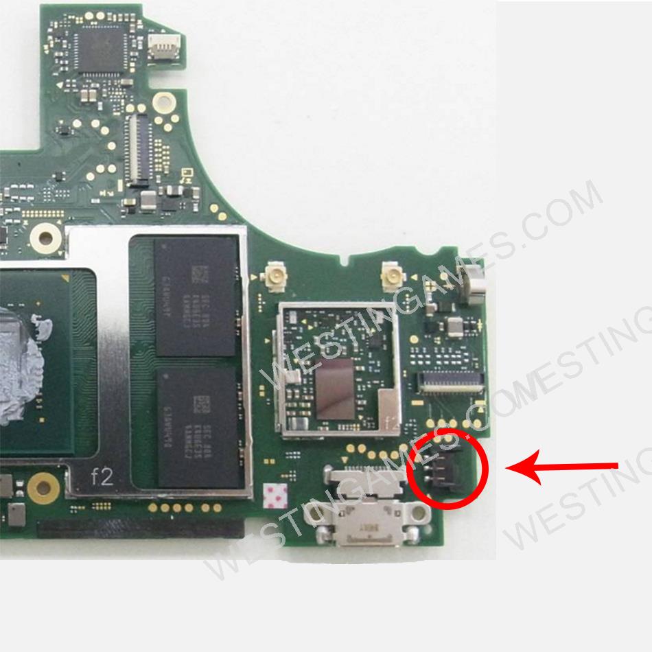 Internal Battery Connector Parts for Nintendo Switch Lite Console Pulled