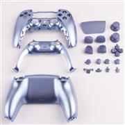 Replacement Complete Housing Shell Case with Button Kit for Playstation 5 PS5 Dualsence Controller - Titanium Blue