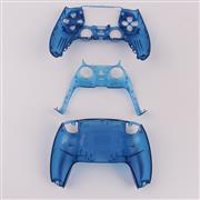 Replacement Complete Housing Shell Case with Button Kit for Playstation 5 PS5 Dualsence Controller - Clear Blue 02