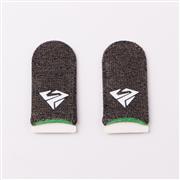 24-Pin Finger Cover Game Control for PUBG Sweat Proof Non-Scratch Sensitive Touch Screen Gaming Finger Thumb Sleeve Gloves Green