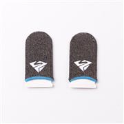 24-Pin Finger Cover Game Control for PUBG Sweat Proof Non-Scratch Sensitive Touch Screen Gaming Finger Thumb Sleeve Gloves Blue