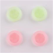 New 4in1 Night Light Cat Paw Thumb Grips Analog Caps Silicone Rubber For PS5 Green Pink 03