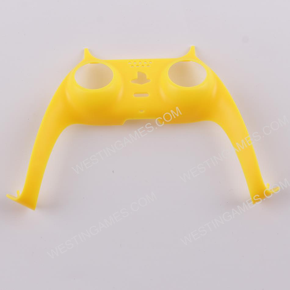 Decorative Strip Handle PC Shell Cover For PS5 Gamepad Controller - Yellow