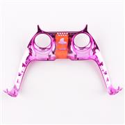 Mirror Chrome Decorative Strip Handle PC Shell Cover For PS5 Gamepad Controller - Pink 02