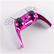 Mirror Chrome Decorative Strip Handle PC Shell Cover For PS5 Gamepad Controller - Pink 04