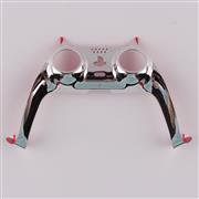 Mirror Chrome Decorative Strip Handle PC Shell Cover For PS5 Gamepad Controller - Siliver
