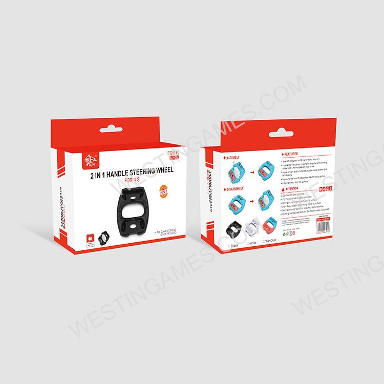 2x Controller Handle Grip for NS Switch OLED Joy-con Controller - White