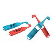 Golf Games Accessories Controller Grip Joy-Con Golf Club for Nintendo Switch Blue/Red