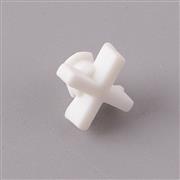 Replacement Non-slip Cross Rubber Feet Cover Cap for PS4 Slim/Pro Housing Shell -White