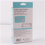 New 3in1 Transparent Crystal Protecting Cover Case for Nintendo Switch OLED Gamepad - Clear 02