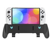 3 in 1 Handle Grip with Stand and 3 Card Storage for Switch OLED - Black