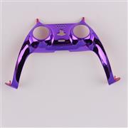 Mirror Chrome Decorative Strip Handle PC Shell Cover For PS5 Gamepad Controller - Purple