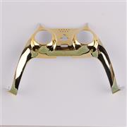 Mirror Chrome Decorative Strip Handle PC Shell Cover For PS5 Gamepad Controller - Gold