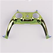 Mirror Chrome Decorative Strip Handle PC Shell Cover For PS5 Gamepad Controller - Green