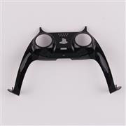 Mirror Chrome Decorative Strip Handle PC Shell Cover For PS5 Gamepad Controller - Black