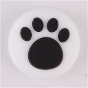 Thumb Grips Analog Capcs Silicone Rubber For PS5 Controller - Cut Cat Paw White