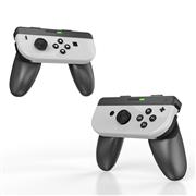 2in1 Controller Handle Grip for NS Switch and oled Joy-con Controller - Black