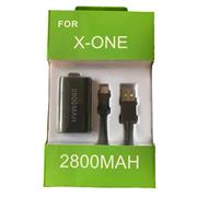 Play and Charge Rechargeable 2800 mAh Battery Kit for XBOX Series S/X Controller - Black