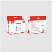 Left Right Joy-Con Controller Comfort Hand Grip Holder for Nintendo Switch OLED - Black 02