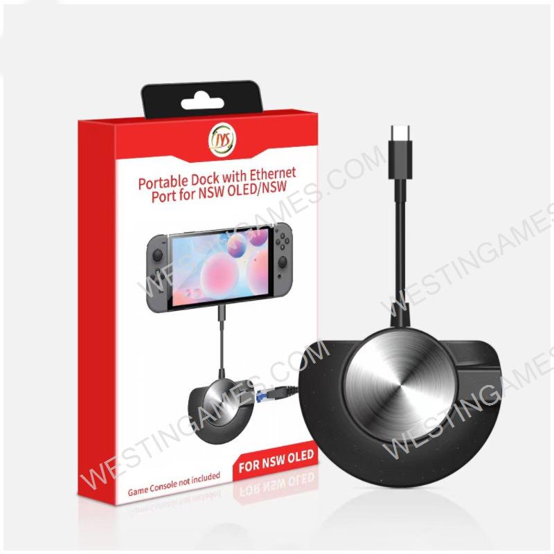 Portable Multiport adapter Docking Station with Ethernet Port for Switch and Switch OLED