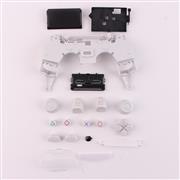 Complete Key Button Accessoires Set Replacement for PS4 Controller JDM-050 White