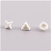 Replacement Rubber Feet Cover Cap Set for PS4 Slim Housing Shell - White (3 Piece)