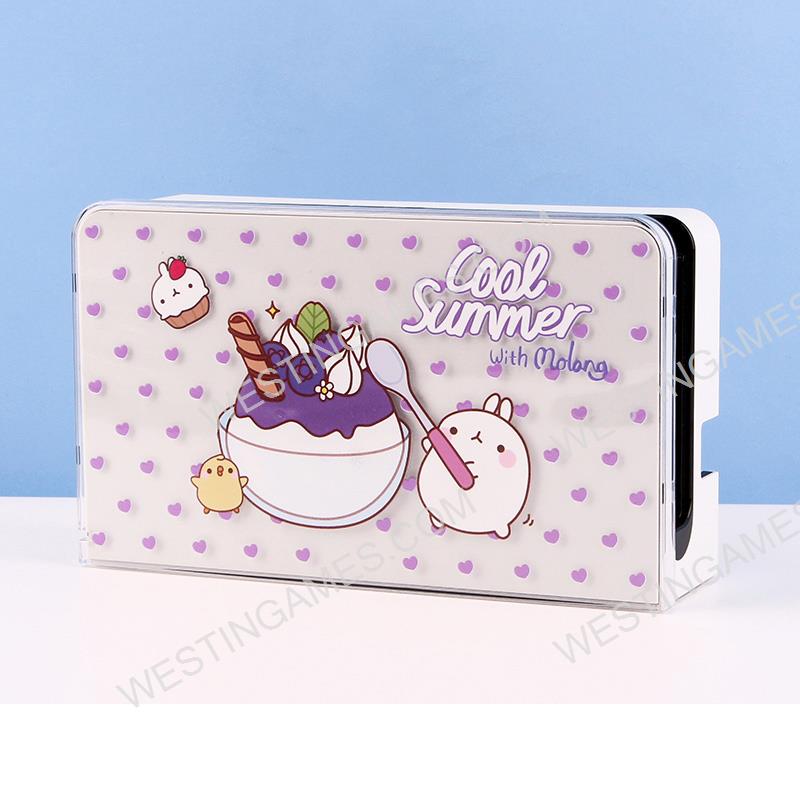 Dock Station Protect Cover Case for Switch OLED - Ice-cream