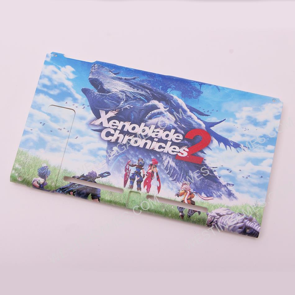 Replacement Rear Back Xenoblade 2 Limited Cover with Stand for NS Switch