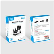 4in1 Dual Gamepad Charging Dock Station for PS5 Wireless Gamepad and Move Controller