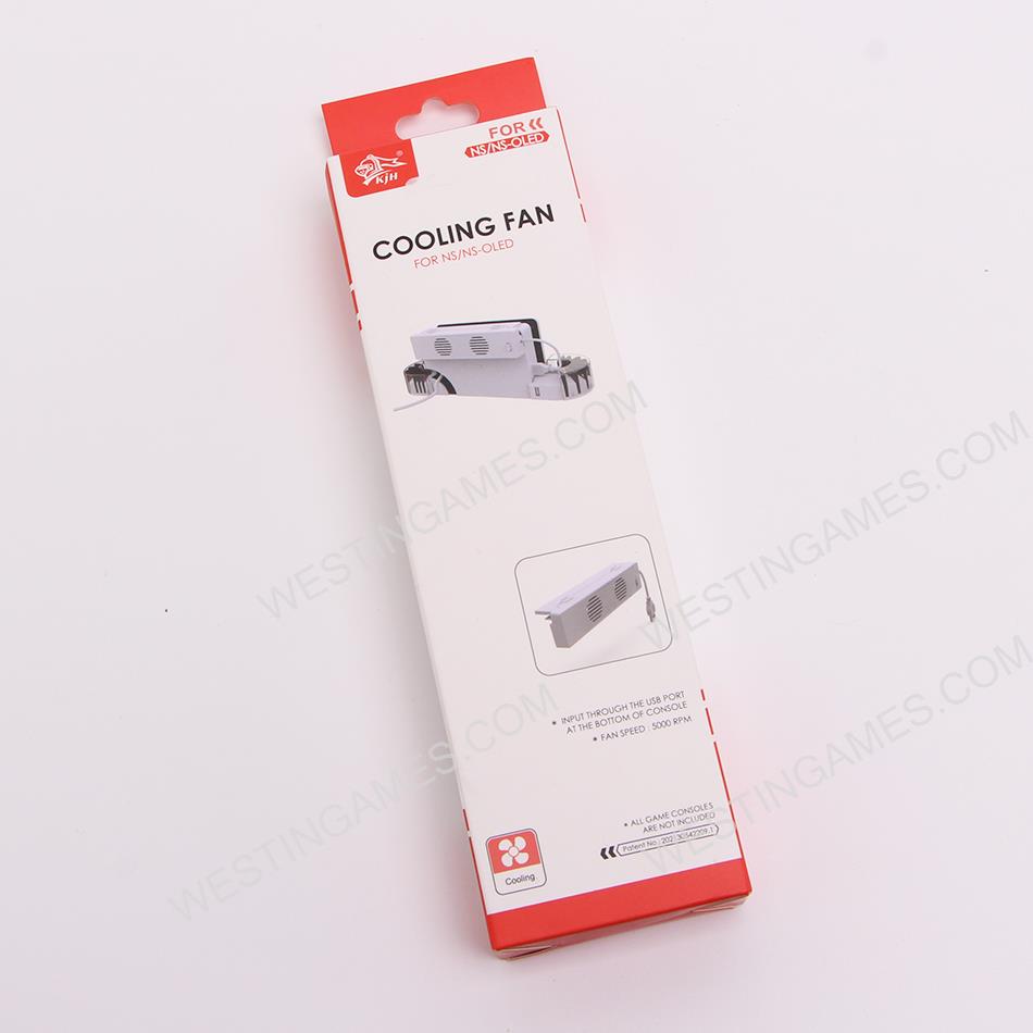 USB External Cooler Cooling Fan for Switch OLED Black